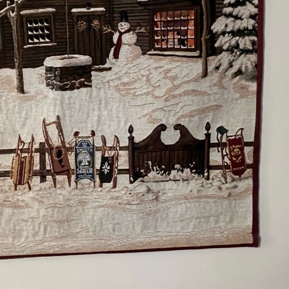 Cocoa at the Copperfields Wall Hanging 26” x 36” Tapestry with Rod by Wysocki - Picture 8 of 16